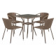 Набор уличный T282BNT/Y137C-W56 Light Brown 4Pcs