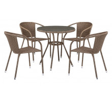 Набор уличный T282ANT/Y137C-W56 Light Brown 4Pcs